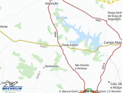 MICHELIN Santa Eulália map - ViaMichelin
