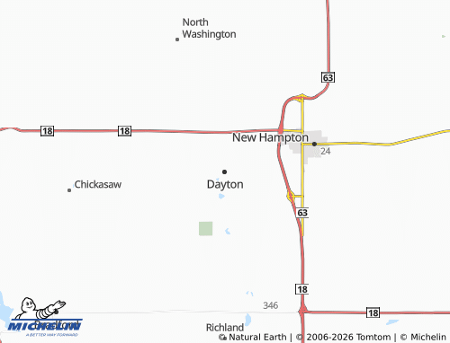 Kaart MICHELIN Dayton - ViaMichelin