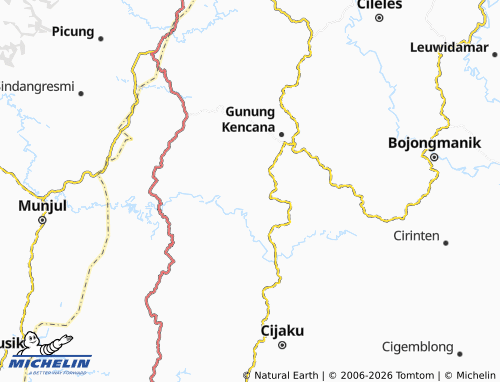 Mapa MICHELIN Cicaringin - ViaMichelin