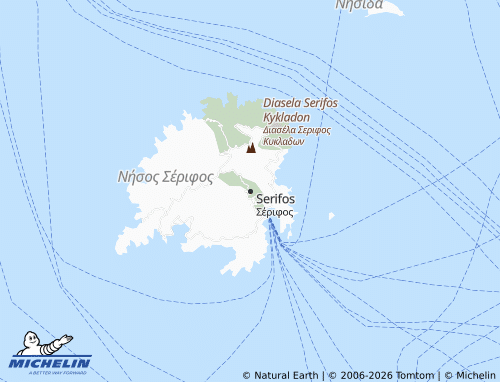 Carte MICHELIN Serifos - ViaMichelin