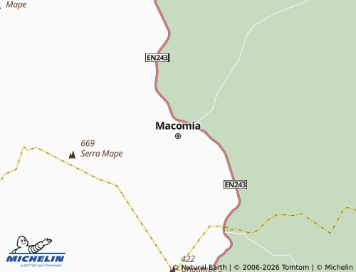MICHELIN-Landkarte Macomia - ViaMichelin