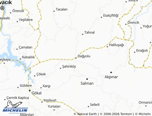 MICHELIN Dağyolu map - ViaMichelin