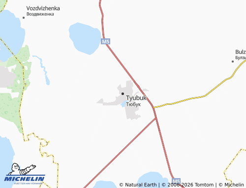 MICHELIN-Landkarte Tyubuk - ViaMichelin