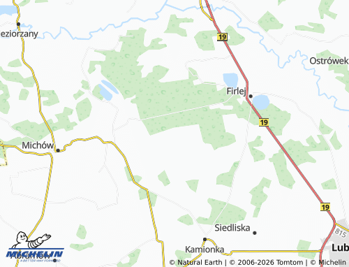 Carte MICHELIN Majdan Sobolewski - ViaMichelin