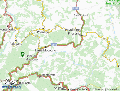MICHELIN-Landkarte Montecenere - ViaMichelin
