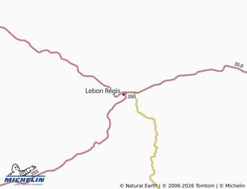 Mapa MICHELIN Lebon Régis - ViaMichelin