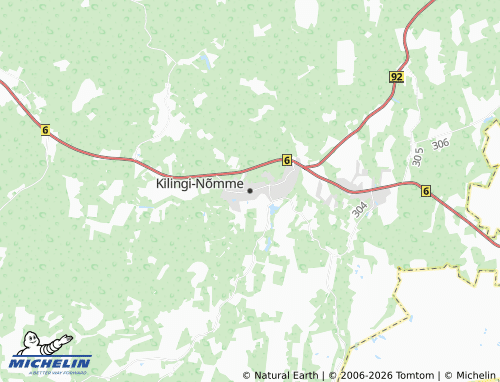 Mapa MICHELIN Kilingi-Nõmme - ViaMichelin