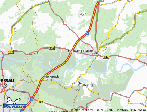 MICHELIN Buro map - ViaMichelin