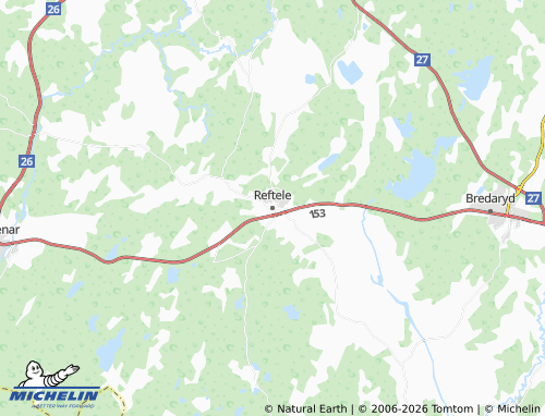Carte MICHELIN Reftele - ViaMichelin