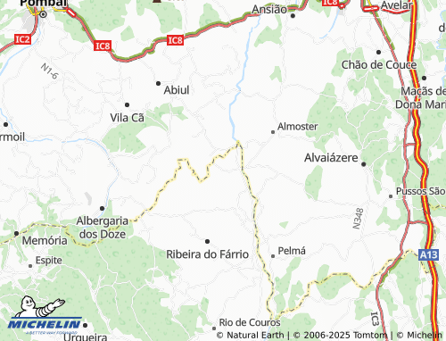 Carte MICHELIN Fonte Fria - ViaMichelin