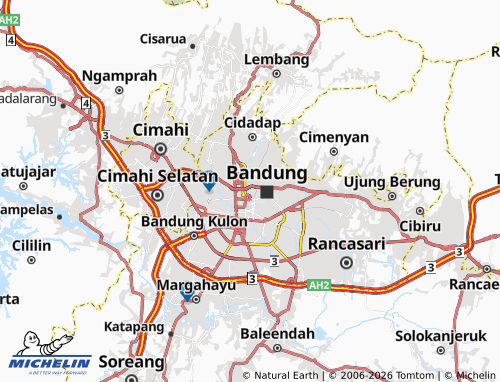 MICHELIN Tamansari map - ViaMichelin