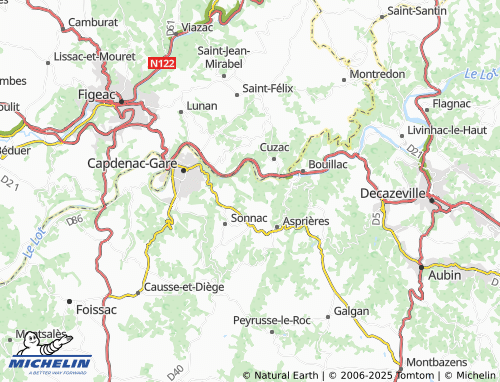 Kaart MICHELIN Querbes - ViaMichelin