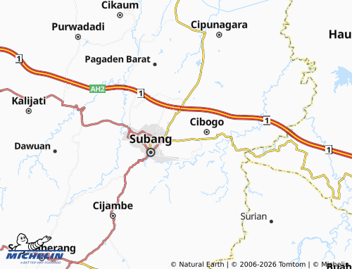Mapa MICHELIN Belendung - ViaMichelin