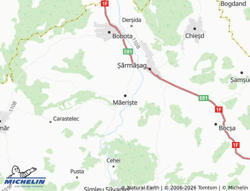 Mapa MICHELIN Măeriște - ViaMichelin