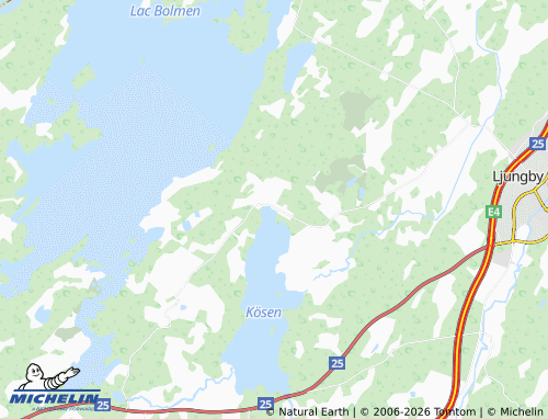 MICHELIN Angelstad map - ViaMichelin