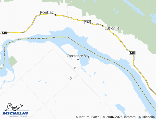 Mappa MICHELIN Constance Bay - ViaMichelin