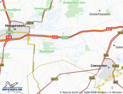 Carte MICHELIN Nieuwlande - ViaMichelin