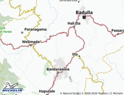 MICHELIN Katugaha map - ViaMichelin