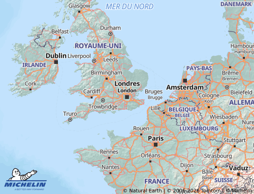 Mappa MICHELIN Regno Unito - ViaMichelin
