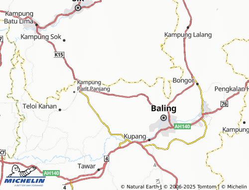 MICHELIN Kampung Merbau map - ViaMichelin