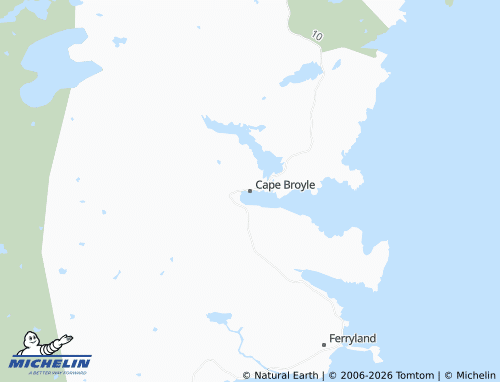 MICHELIN-Landkarte Cape Broyle - ViaMichelin