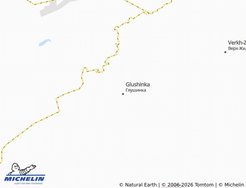 MICHELIN-Landkarte Glushinka - ViaMichelin