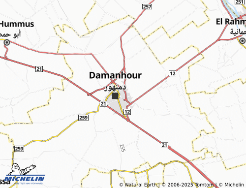 MICHELIN Nakraha map - ViaMichelin