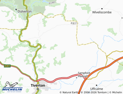 Mapa MICHELIN Huntsham - ViaMichelin