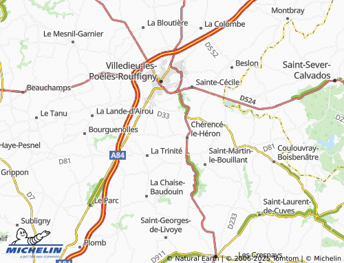 MICHELIN La Provostière map - ViaMichelin