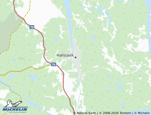 Mapa MICHELIN Hallstavik - ViaMichelin