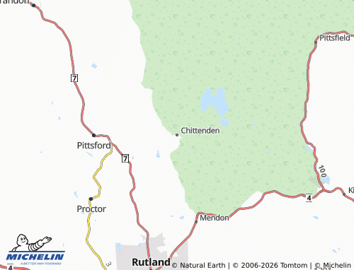 Mappa MICHELIN Chittenden - ViaMichelin
