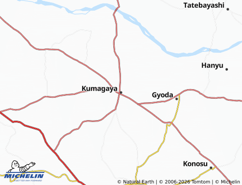 Mappa MICHELIN Kumagaya - ViaMichelin