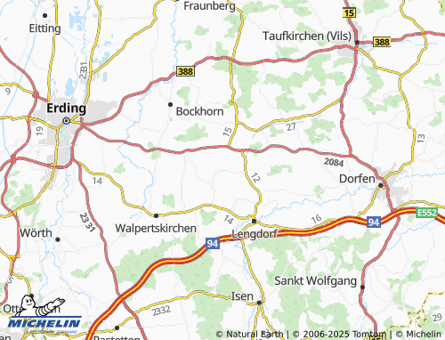 Carte MICHELIN Krinning - ViaMichelin
