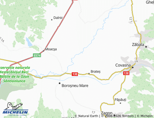 MICHELIN Telechia map - ViaMichelin