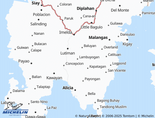 MICHELIN-Landkarte Lambuyogan - ViaMichelin