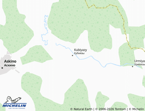 MICHELIN-Landkarte Kubiyazy - ViaMichelin