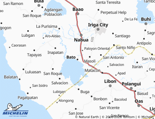 MICHELIN Bato map - ViaMichelin
