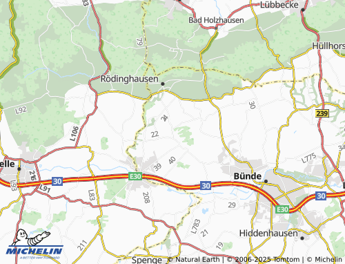 MICHELIN Ostkilver map - ViaMichelin