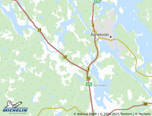 MICHELIN Kolunpohja map - ViaMichelin