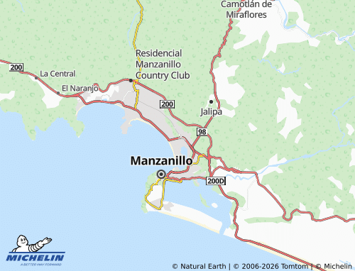 Mapa MICHELIN Puerta del Mar 1 - ViaMichelin