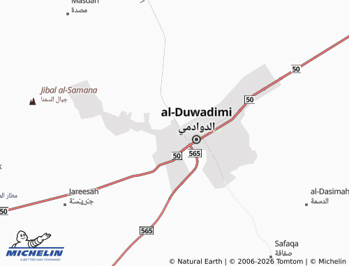 Carte MICHELIN al-Sina'iyyah - ViaMichelin