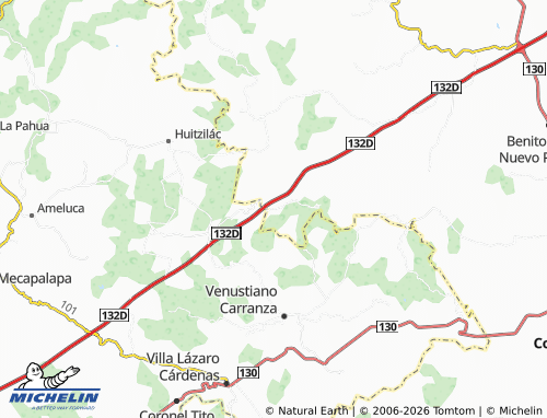 Mapa MICHELIN Palo de Rosa - ViaMichelin