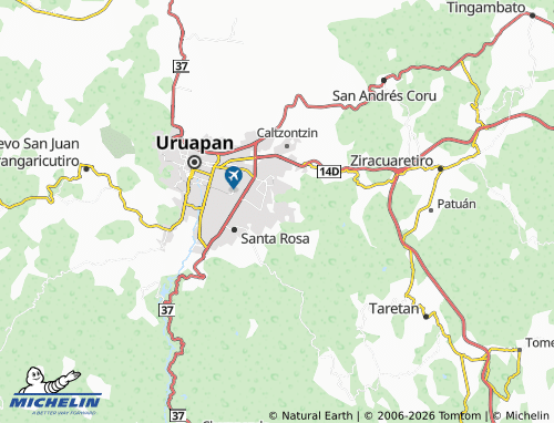 Mapa MICHELIN Del Río - ViaMichelin