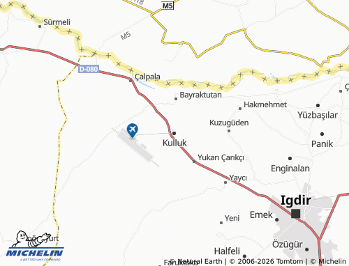 MICHELIN Kulluk map - ViaMichelin