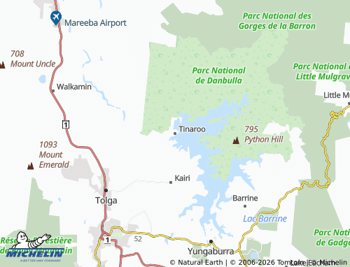 Mapa MICHELIN Tinaroo - ViaMichelin