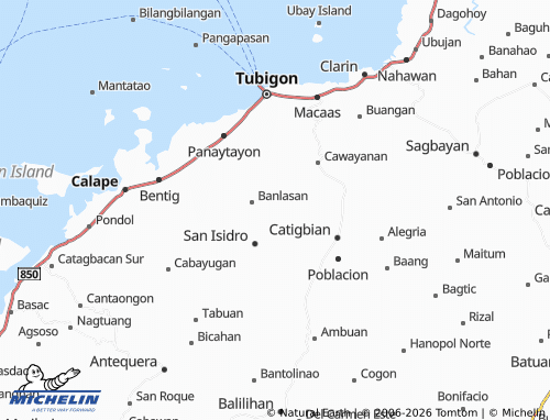 MICHELIN Masonoy map - ViaMichelin