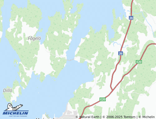 MICHELIN Sundsören map - ViaMichelin