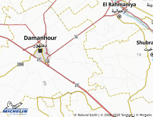 Mapa MICHELIN Ezbat Muhammad Awad - ViaMichelin