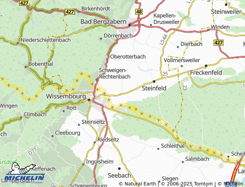 MICHELIN Schweighofen map - ViaMichelin