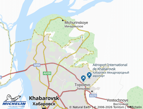MICHELIN-Landkarte Pobeda SNT - ViaMichelin